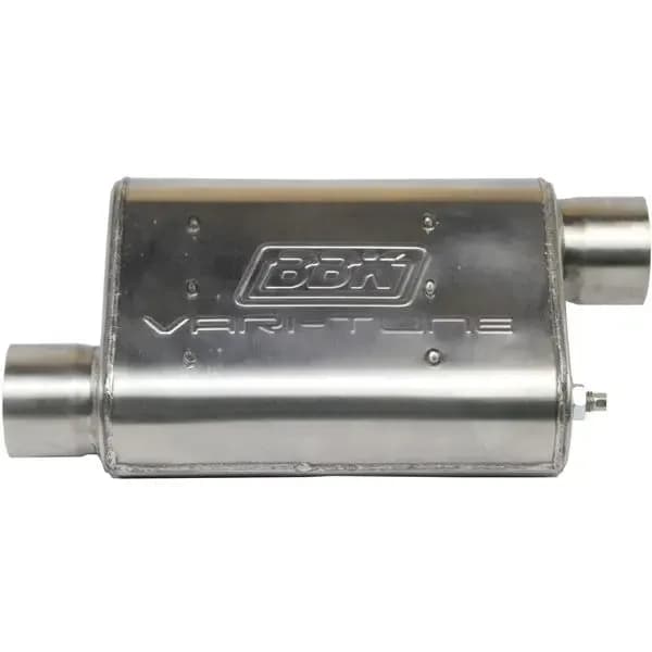 Bbk Performance Parts 31025 Universal 2-3/4 Varitune Adjustable Muffler Double Offset (439 Stainless)