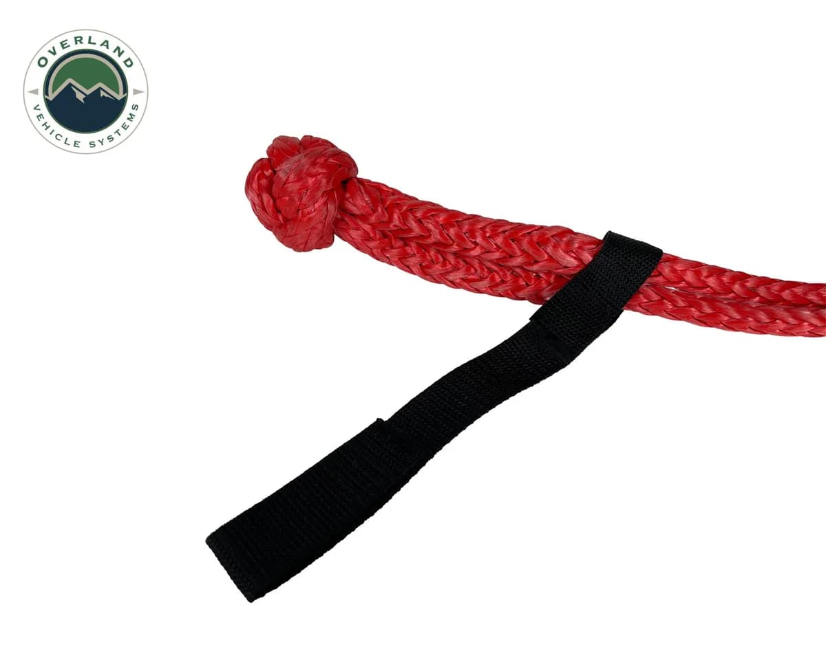 Overland Vehicivle Systems Brute Recovery Winch Line With Synthetic Soft Shackle 3 8 x 99