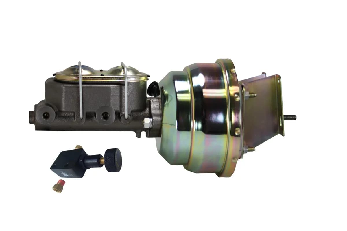 8in Dual Zinc Booster 6772 Chevy Truck 11/8in Bore mc Adjustable Valve