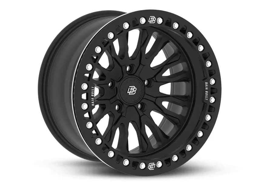 Baja Built RENEGADE Cast Beadlock Wheel, 17x9 5x5 -12mm - Black - JT/JL/JK