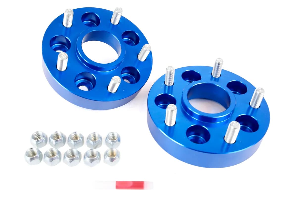0212 Liberty/8706 Wrangler 5 X 41/2in To 5 X 5in Blue Wheel Adapters(Pair)