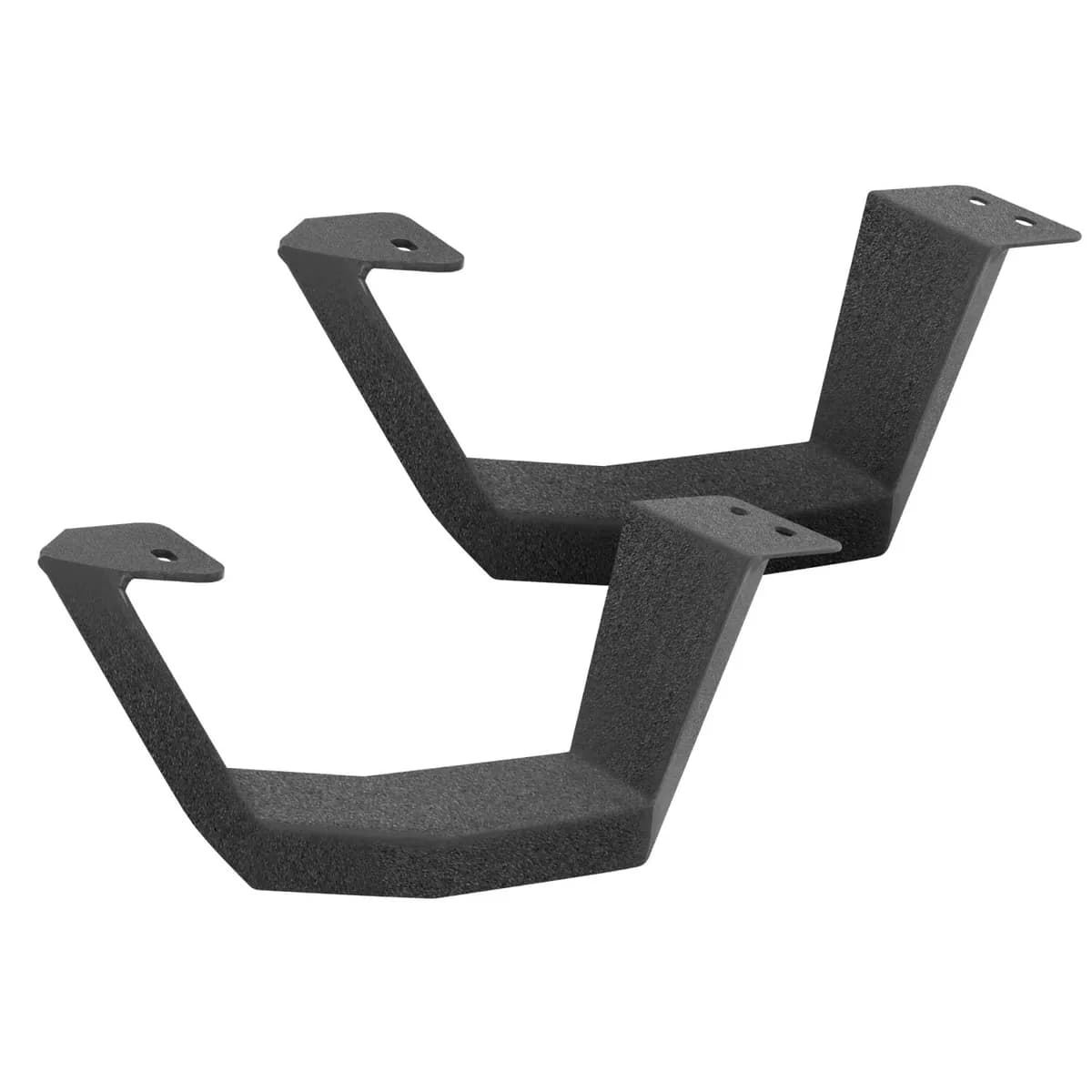 Go Rhino 69420000T - Drop Steps for RB Series Running Boards RB10/RB20/RB30, One Pair - Protective Bedliner Coating