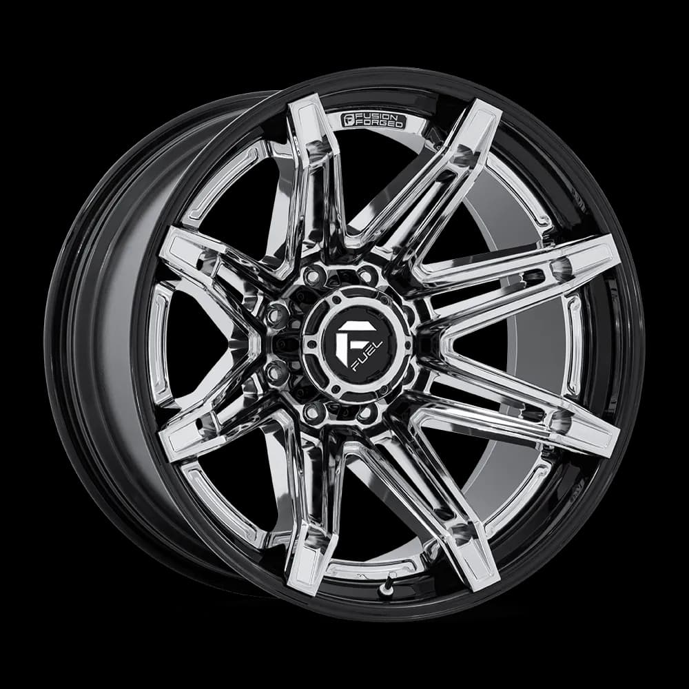 Fuel Wheels | Brawl | Chrome W/Gloss Black Lip