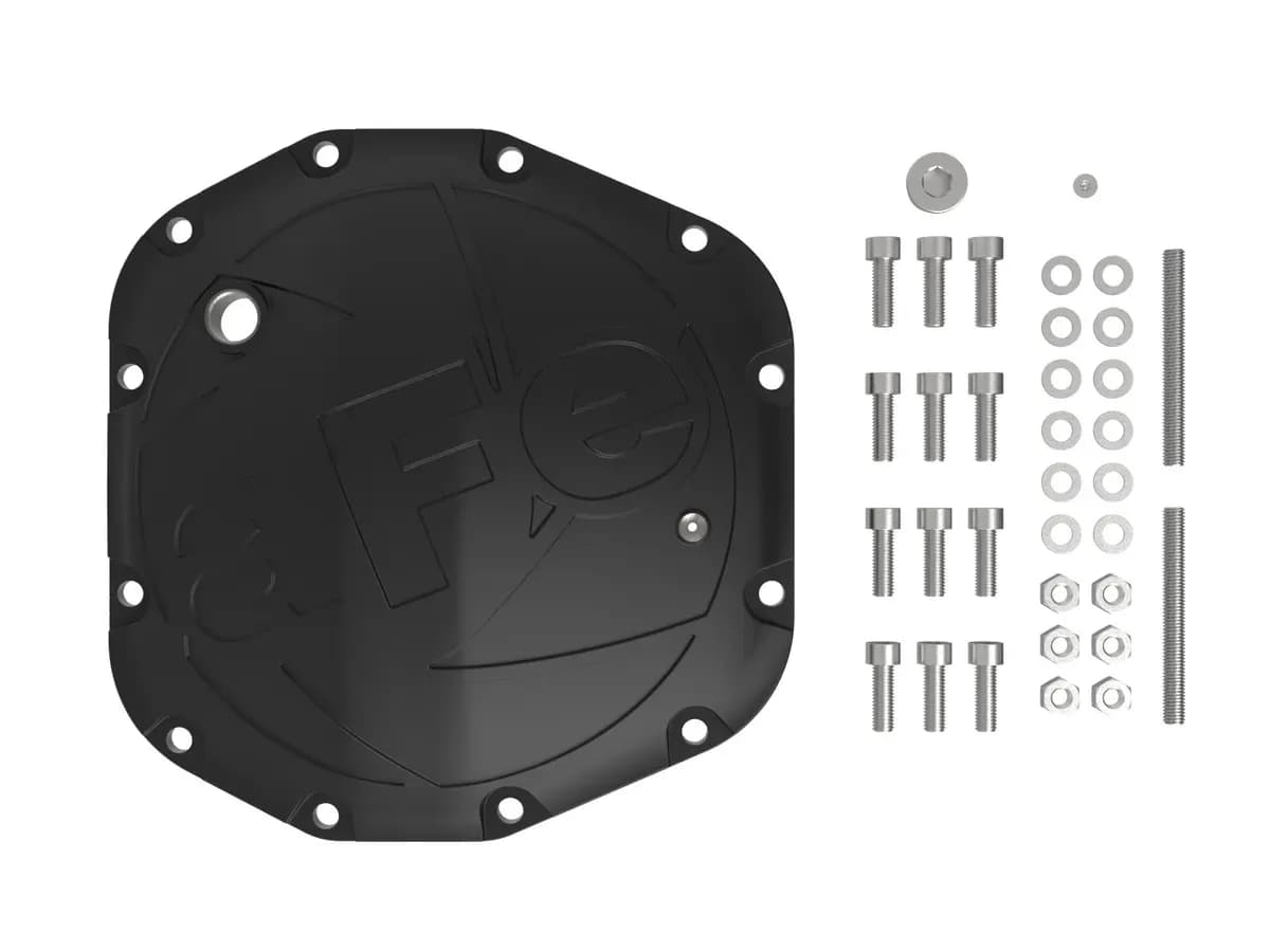 aFe POWER Pro Series Rear Differential Cover Black Jeep Wrangler (JL) 18-25 L4-2.0L (t)/ V6-3.6L (Dana M220)