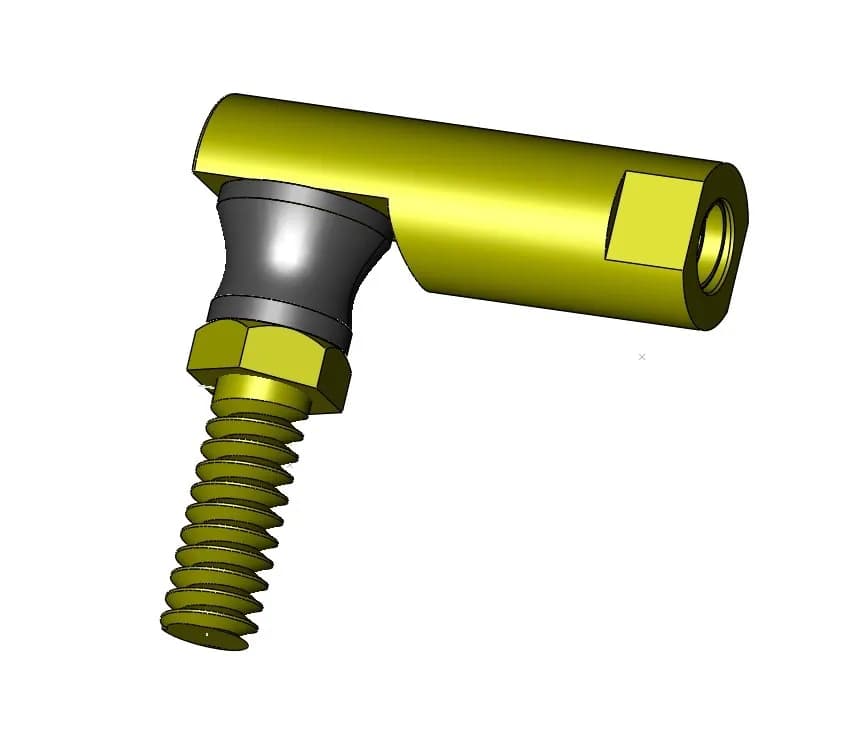 Steinjäger 90 Degree Plated Steel Cable Ball Joints M6 x 1.00 x M8 x 1.25 RH 50 Pack