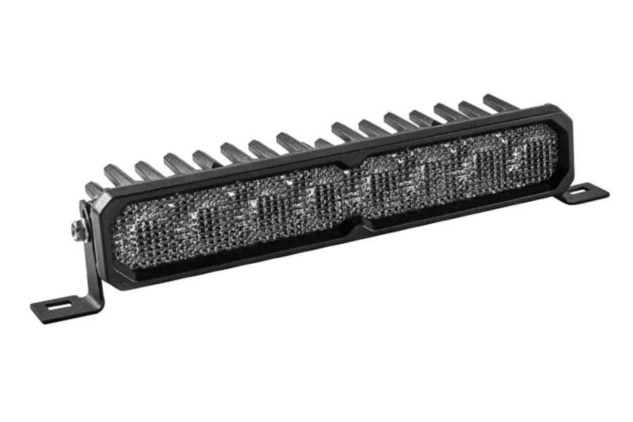 Diode Dynamics SS10 Sport LED Light Bar, White - Flood (Multi-Color Backlight)