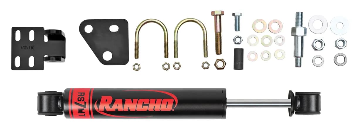 Rancho Performance Front Steering Damper Kit - JK