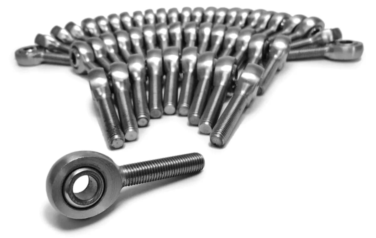 Steinjäger Inch Male Rod Ends 1/2-20 RH Stainless 304 Housing, PTFE Race 50 Pack