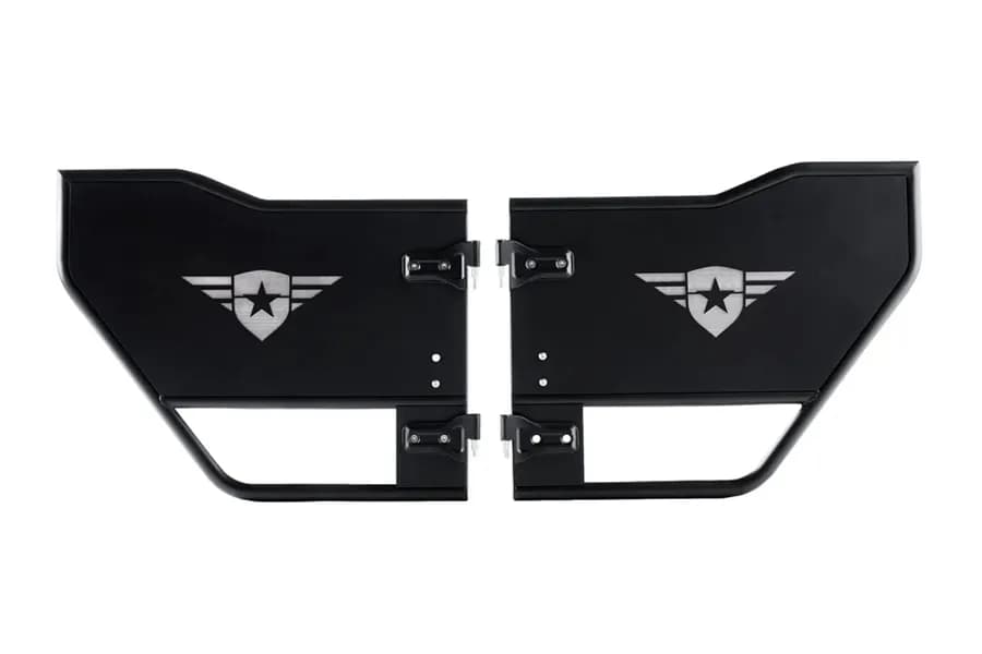 Combat Off Road Mission Tube Doors, Rear - Pair - JK 4Dr