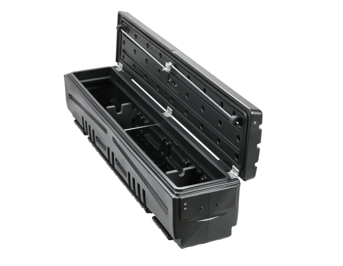 DÃœHA Side Toolbox and Gear Storage "Humpstor" | Available in Open and Lockable Versions for Both Trucks with Tonneau or Toppers