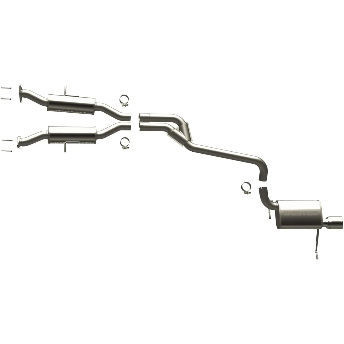MagnaFlow 2011-2013 Jeep Grand Cherokee Street Series Cat-Back Performance Exhaust System