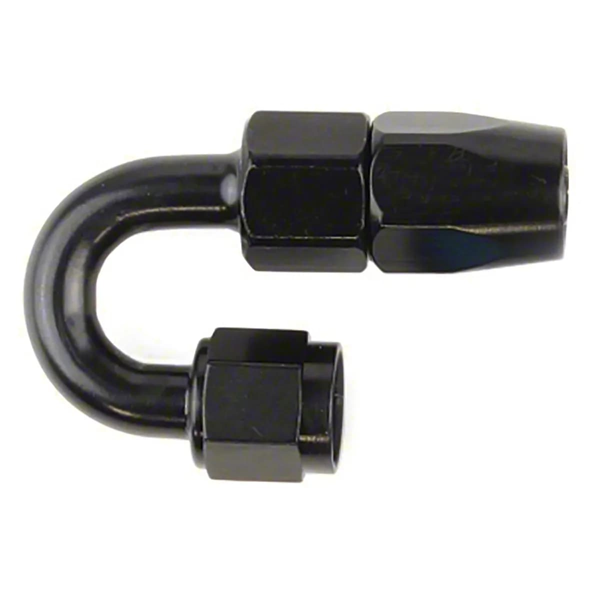 -8an x 180 Blk Push-On Hose End