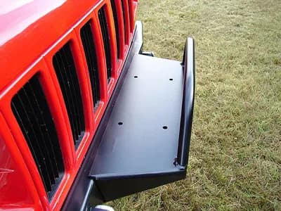 Rock Hard 4x4 Patriot Series Front Bumper Winch Plate w/Fairlead Mount - XJ/WJ/ZJ