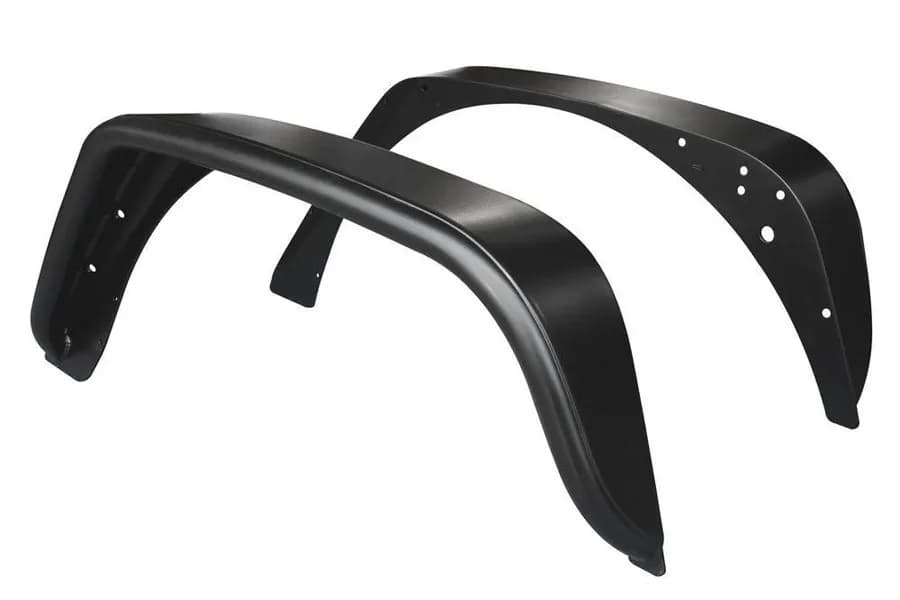 Poison Spyder Standard Width Rear Crusher Flares Black - JK