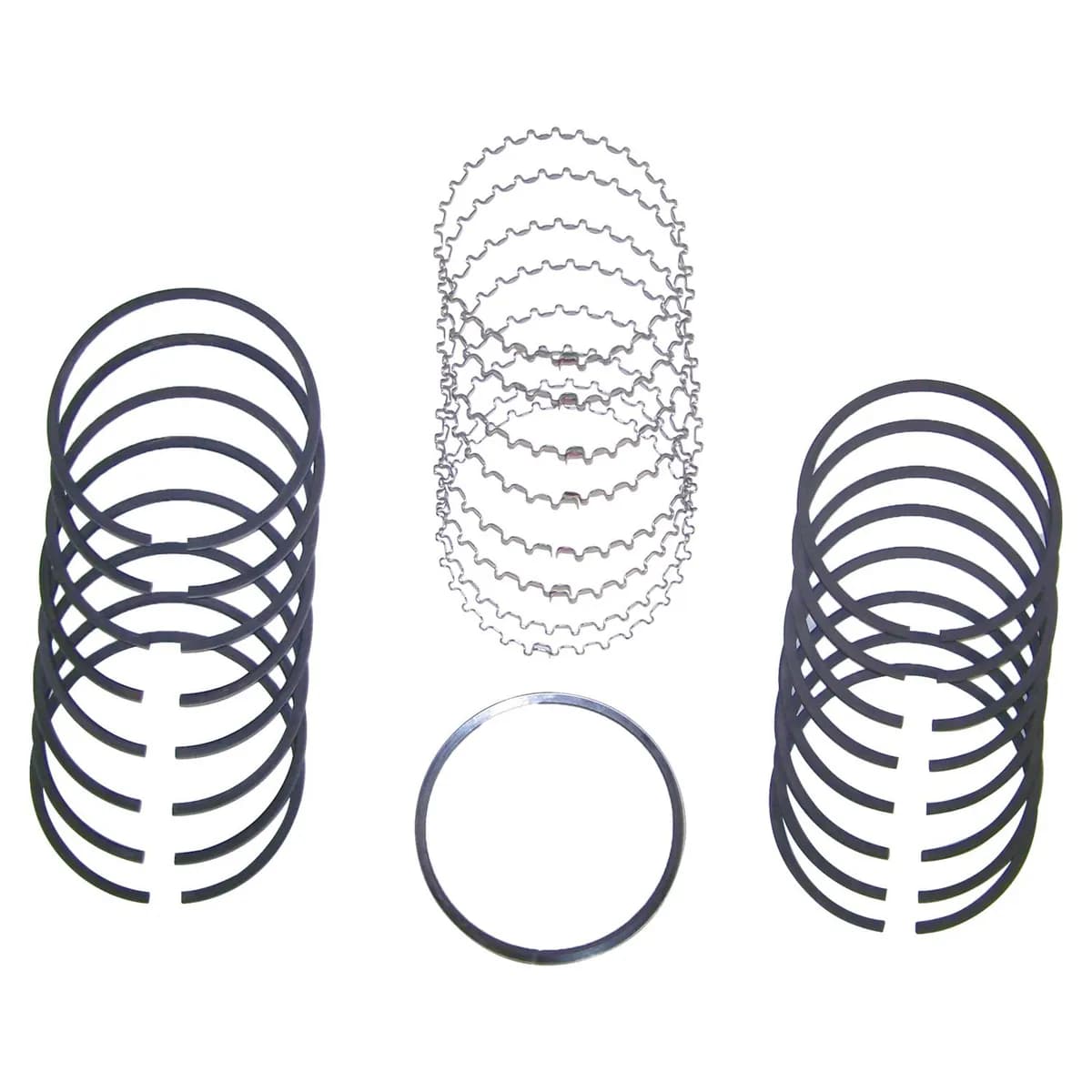 Crown Automotive Jeep Replacement J3208067 .010 Oversized Piston Ring Set for 1970-1991 Jeep SJ, J-Series w/ 5.9L Engine