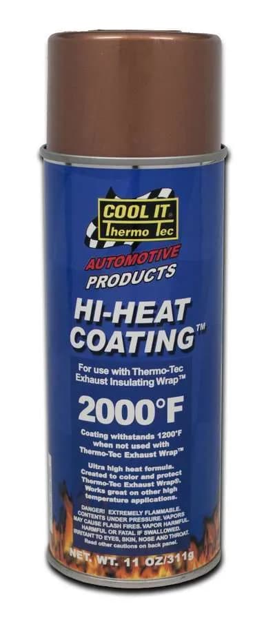 Hi Heat Wrap Spray Coating 11oz Copper Thermo Tec