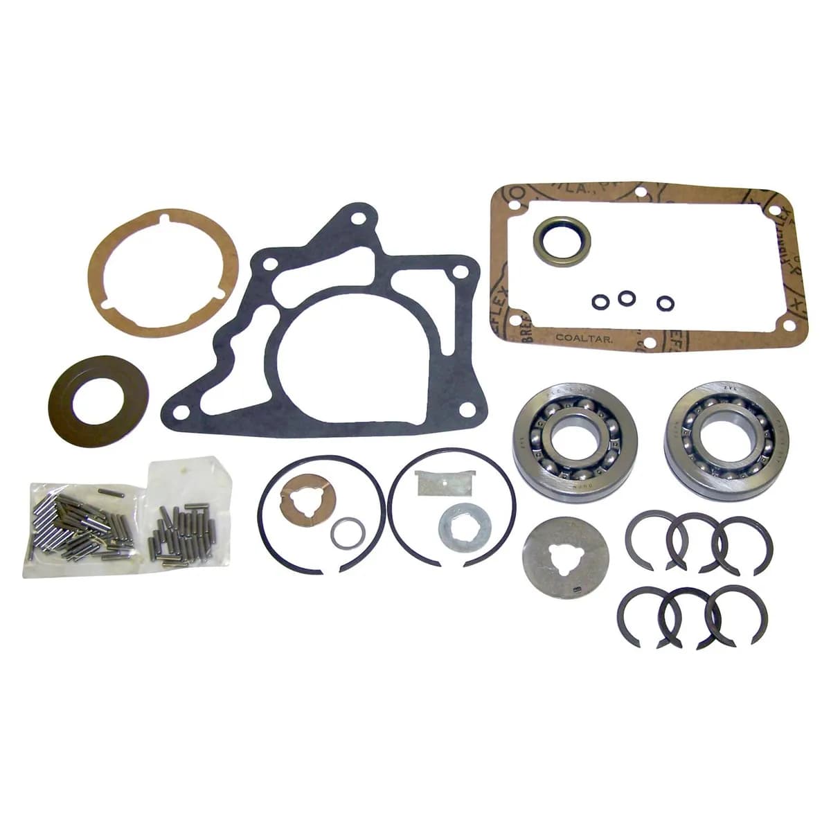Crown Automotive Jeep Replacement T14BSG Transmission Overhaul Kit for 67-72 Jeep CJs, SJ, J-Series, C101, C104, w/ T14