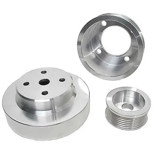 1979-1993 Mustang 5.0l 3 pc Under Drive Pulley Kit Aluminum