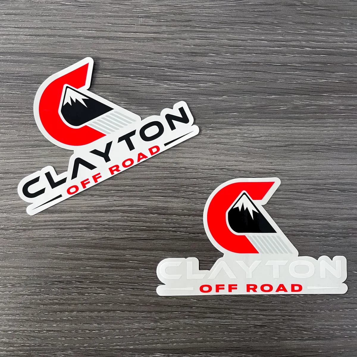 Clayton Off Road Official Logo Stickers