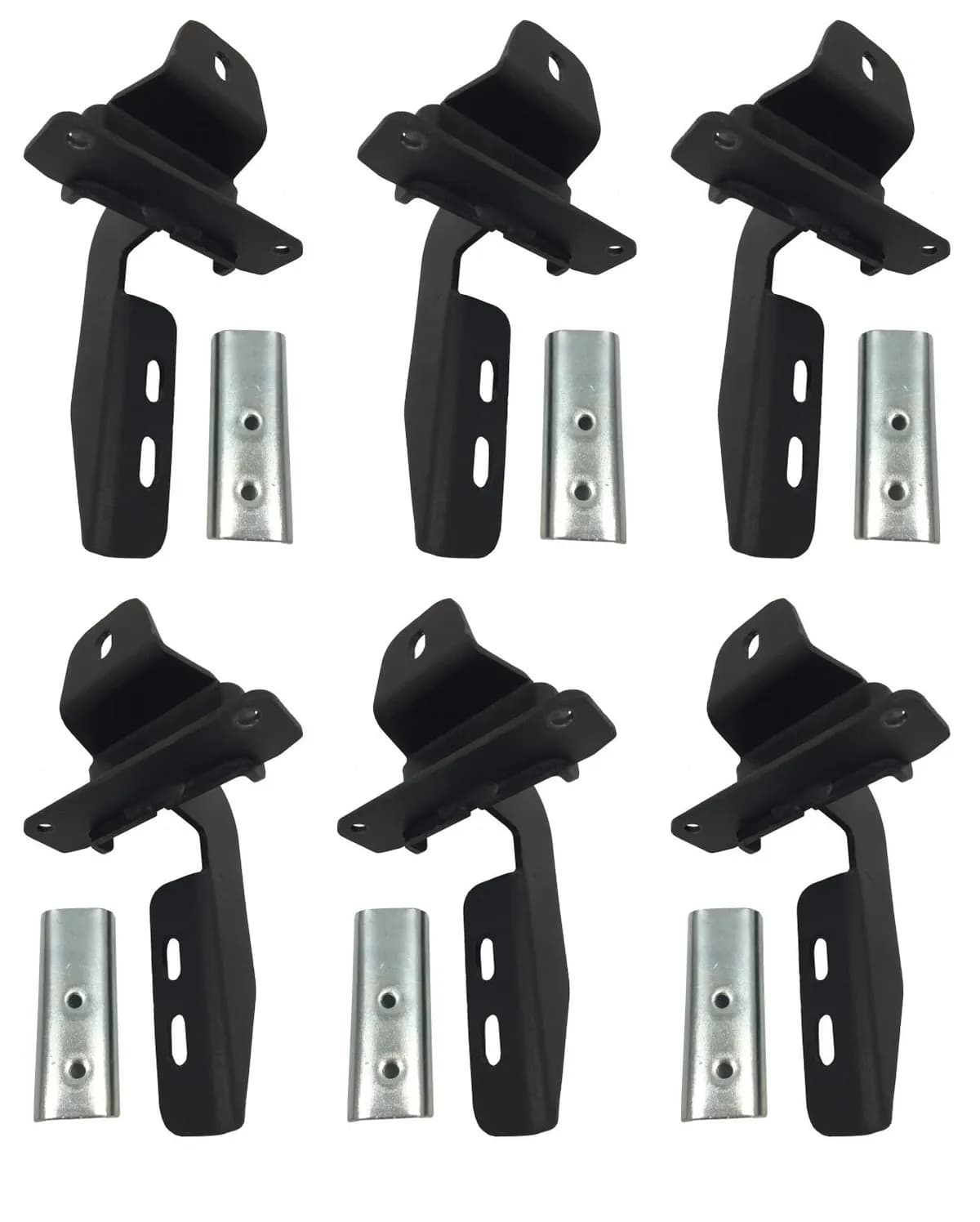 Go Rhino 6845065 - OE Xtreme Side Steps - Mounting Brackets Only -Textured Black