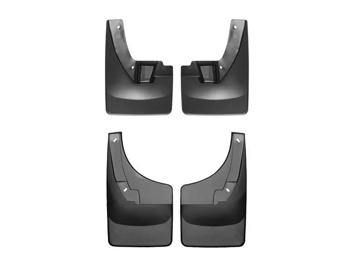 2009 - 2011 Dodge RAM Truck 1500 Black no Drill Mudflaps Fender Flares:No - no Flares o