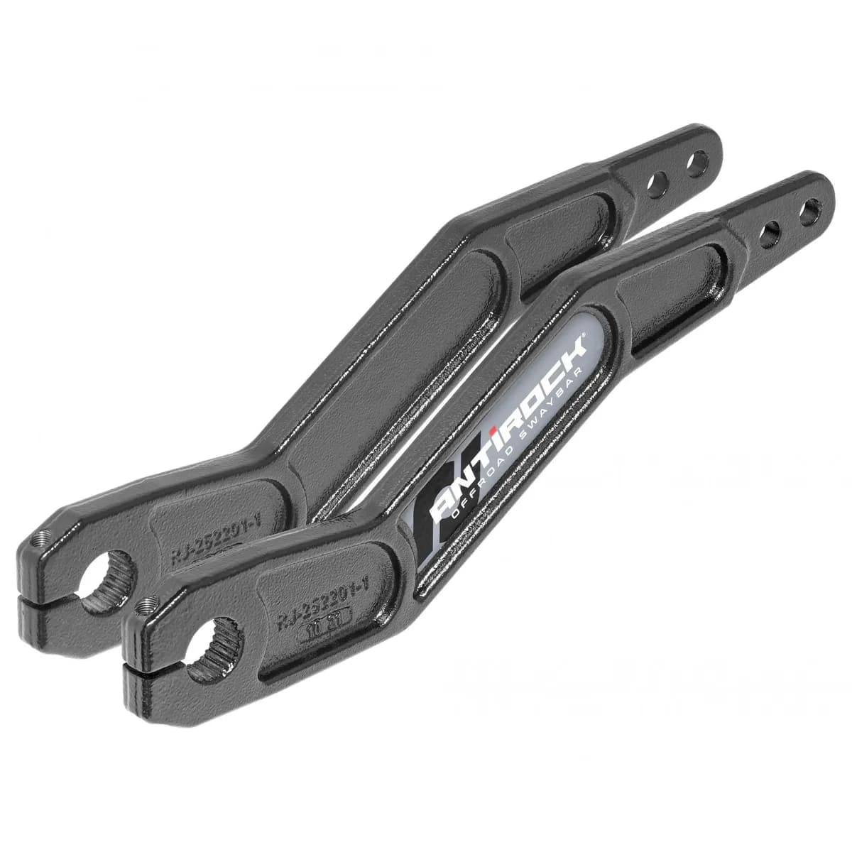 Antirock® Sway Bar Arms; Forged Chromoly Sway Bar Arms; 16.2 in. Long x 28 Spline; Vertically Offset; Incl. Stickers; Pair;