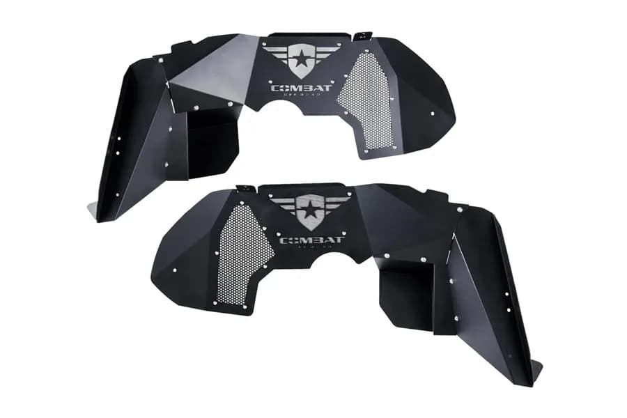 Combat Off Road Aluminum Battle Ready Inner Fender Liners – Front Only - JT