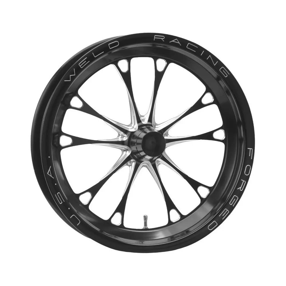 V-Series Frnt Drag Wheel Blk 15x3.5 Strange Mnt