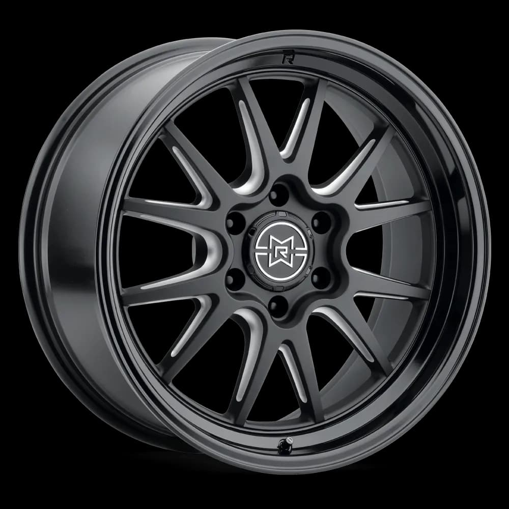MR802 20x12 -40mm Offset 8x170 125mm Centerbore Double Black Milled
