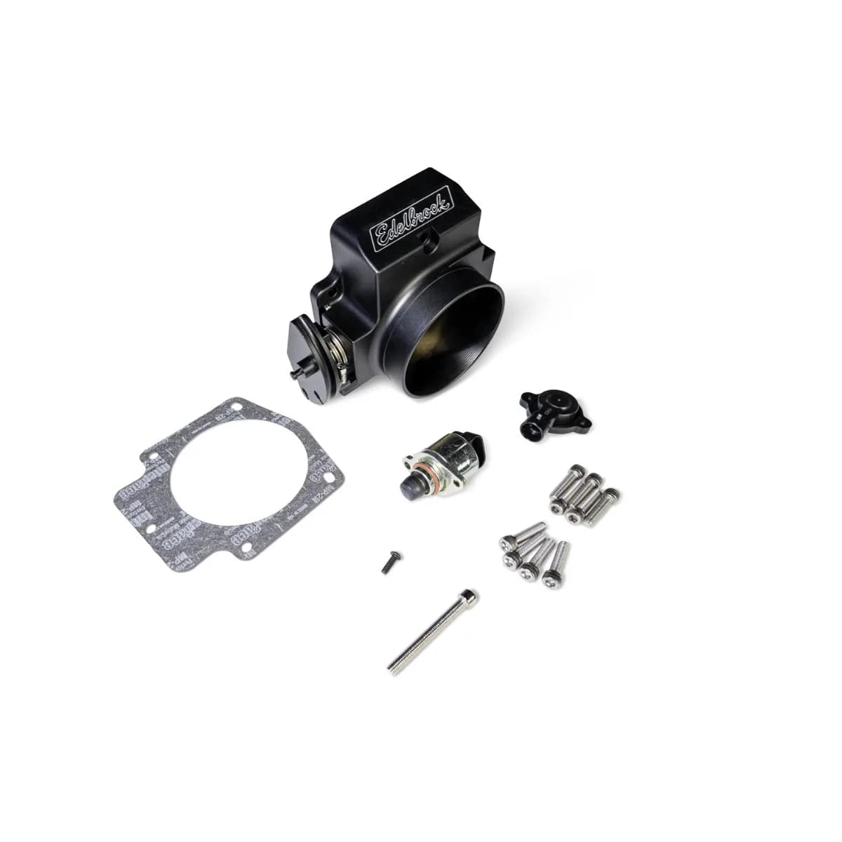 Edelbrock 39703 Edelbrock Victor LS Series 90mm Throttle Body, Black