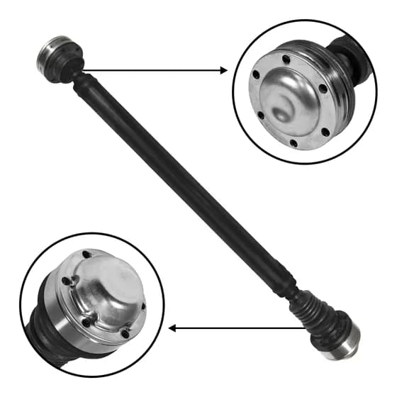 Front Driveshaft Grand Cherokee Commander 34 Flange to Flange Compressed Grand Cherokee Commande