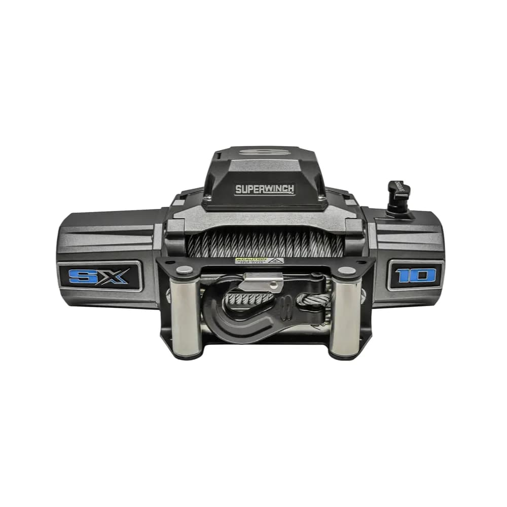 SX10 10000 10000lb 12V DC Winch with Steel Wire Rope Graphite - 1710200