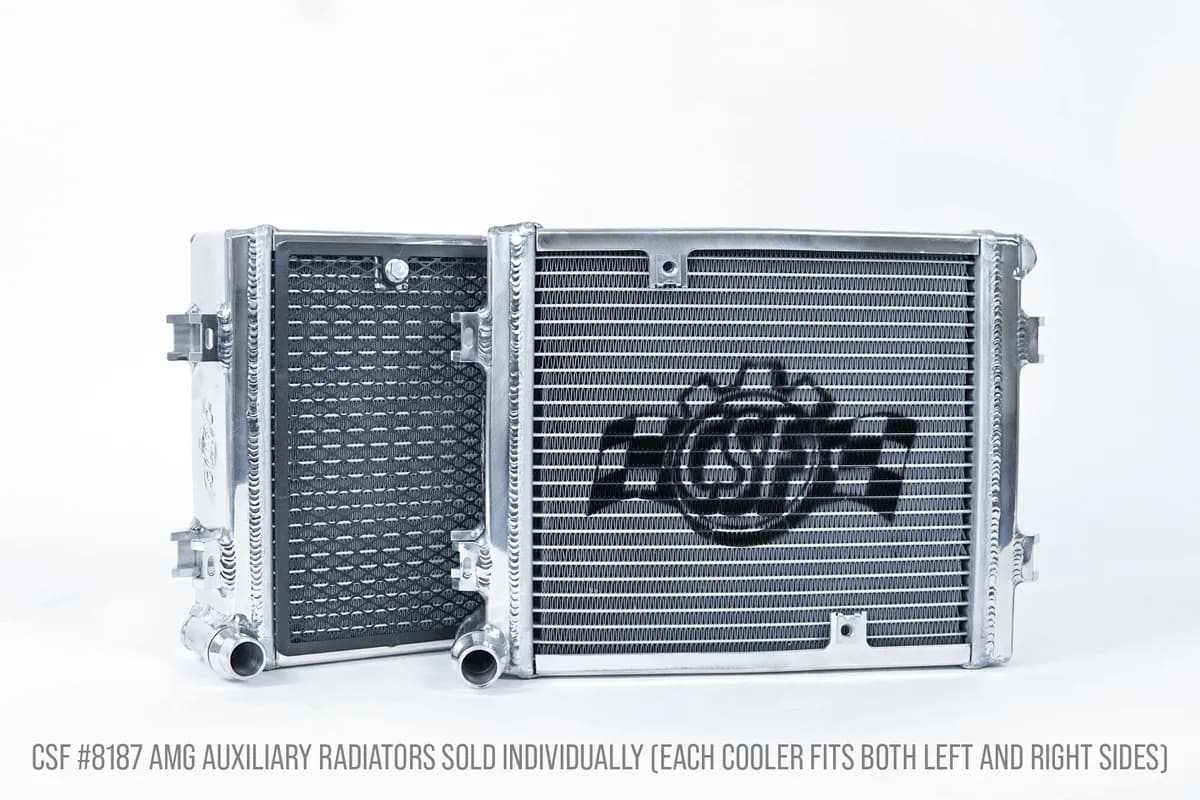 Mercedes Benz W205 Aux Radiator Fits Both Left And Right Side For Models That Require Both Sides 16-20 Mercedes Benz C63 Amg 15-20 Mercedes Benz C63 Amg s 17 Mercedes Benz gt 16-17 Mercedes Benz Amg gt s 16-19 Mercedes Benz Gle 63 Amg s 17-19 Mercedes