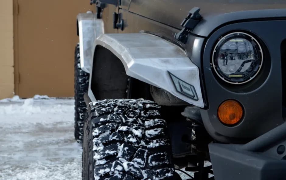 Fenders 2007-2018 Full Set, Wide Bare With Light Provisions