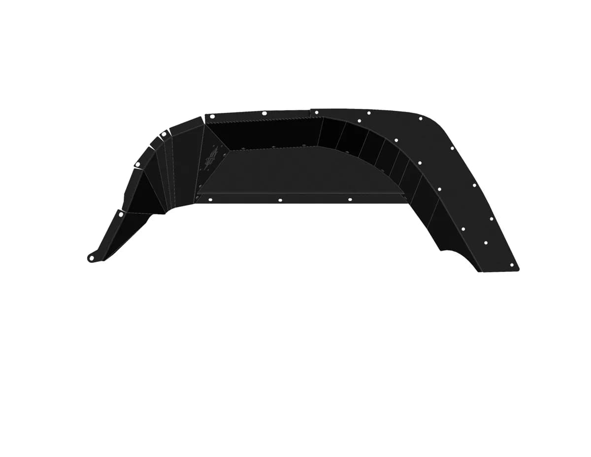 Stealth Rear Fender Liners - Texture Black 2020-2025 Jeep JT