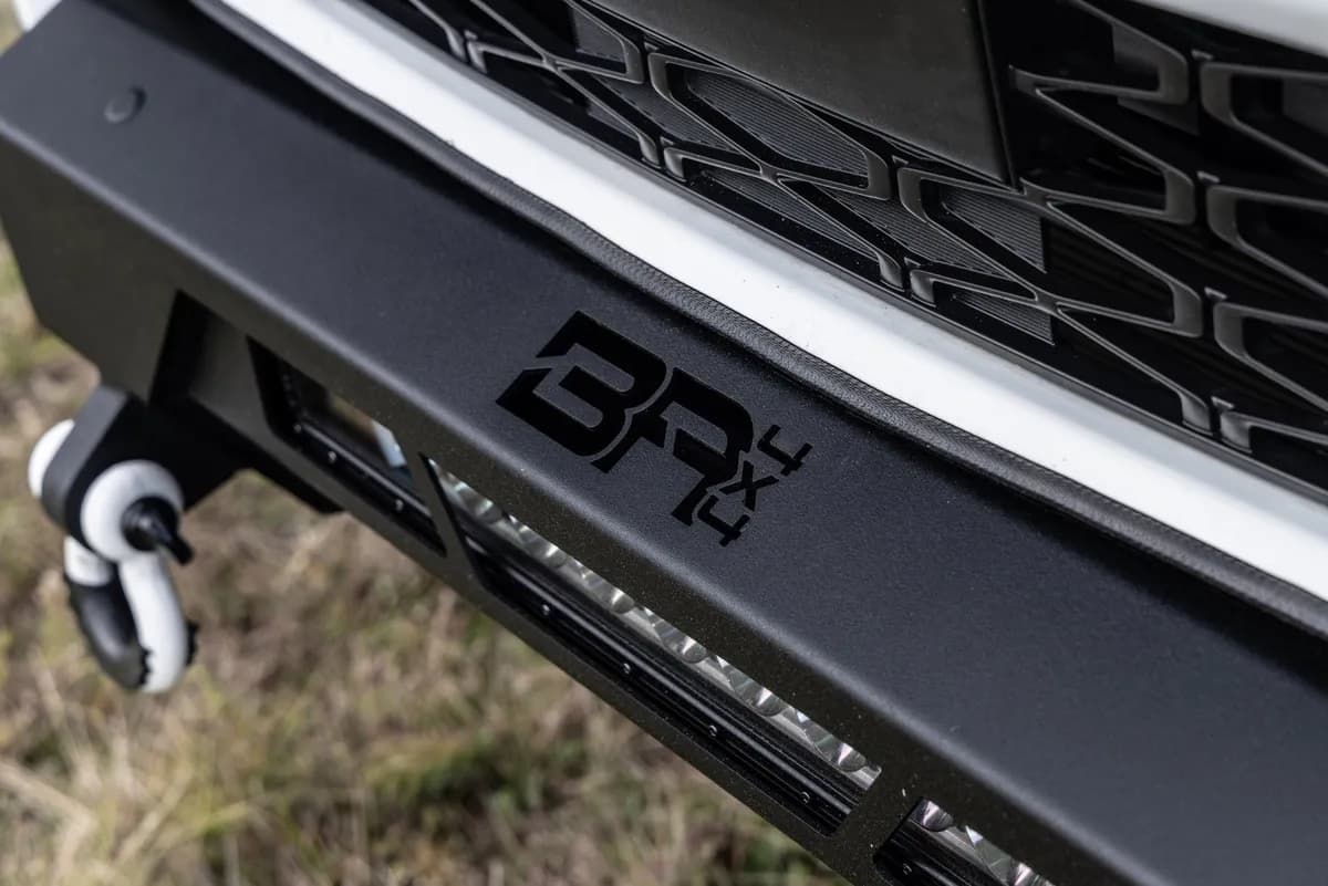 HiLine Front Winch Bumper; 3/16 in. Plate Bumper; 1/4 in. Winch Mount;