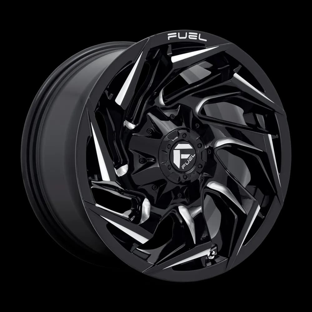 Fuel Wheels | Reaction | Gloss Black Milled