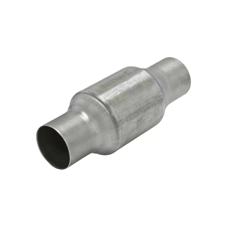 Catalytic Converter Universal-Fit 223 Series Standard Duty 2.50in IN / 2.50in OUT: ea Round Body 10.50in Length 49-State Stainless Steel