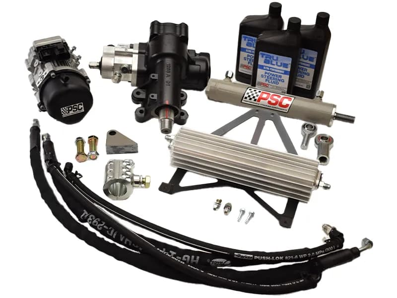 Cylinder Assist EHPS Steering System 2020-23 Jeep JLJT 3.0 Diesel with 6.75 Axle Stroke and No Tie Rod Clamp