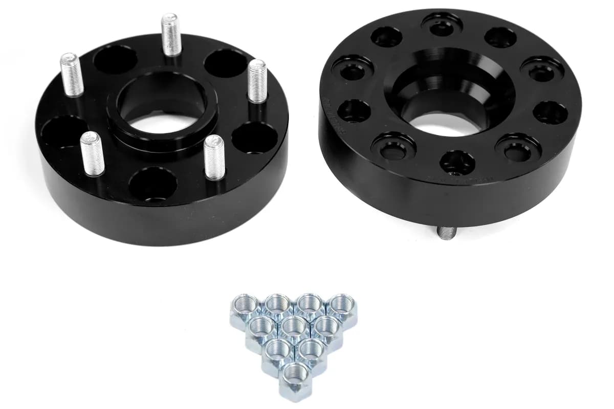 0718 Wrangler/0610 Commander 5 X 5in X 11/2in Thick Black Wheel Spacers(Pair)