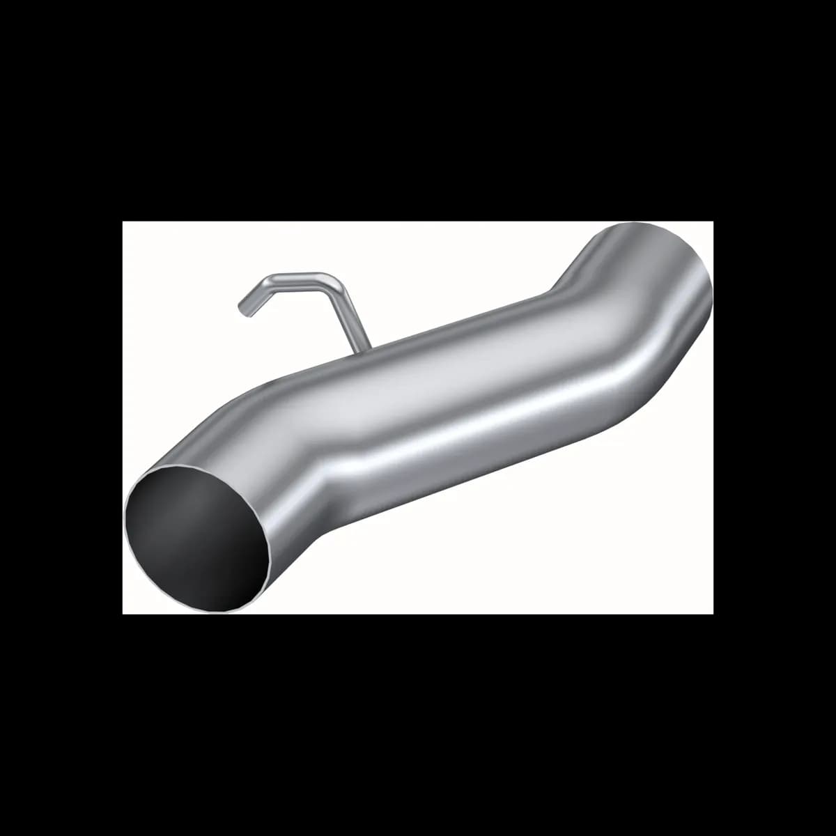4 Inch Exhaust Pipe For 06-07 Silverado/Sierra 2500/3500 T409 Stainless Steel Regular Cab Adaptor Duramax MBRP