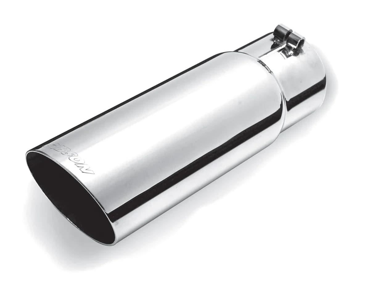 Gibson Performance Exhaust 500393 Stainless Steel Tip>Single Wall Angle Tip