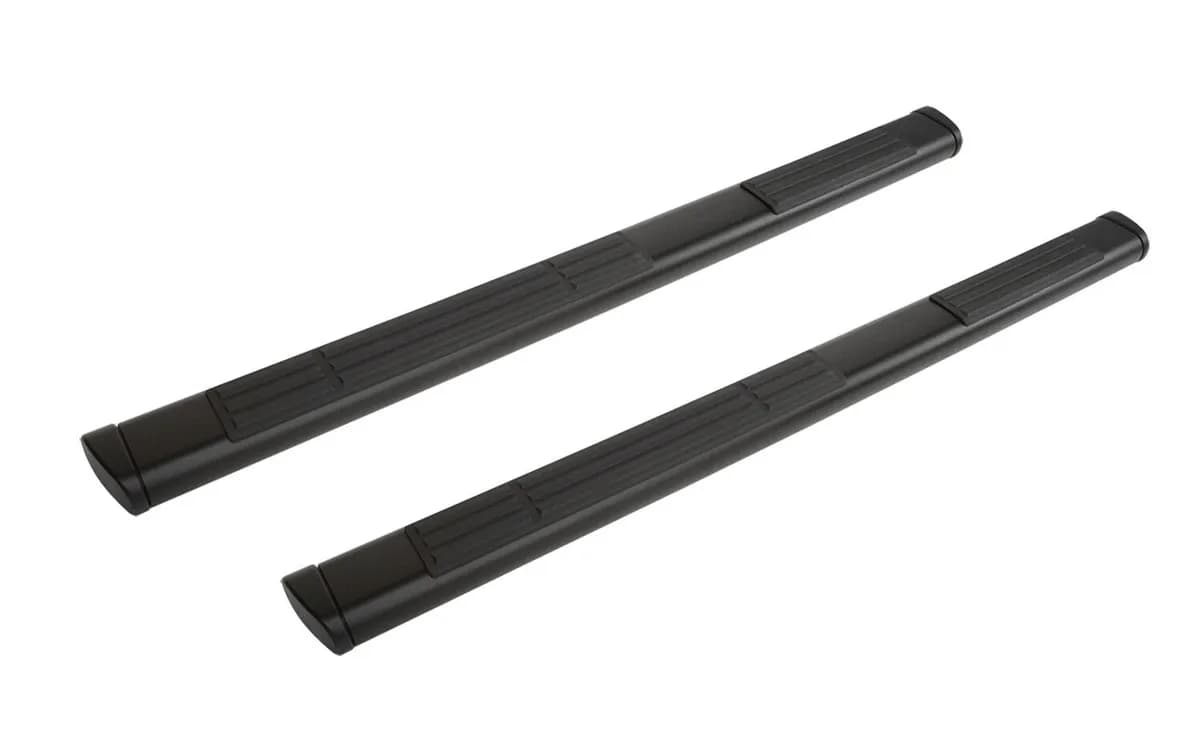 Go Rhino - 686404580CB - 6in OE Xtreme Composite SideSteps Kit - 80in Long Black + 3 Brackets Per Side - Black
