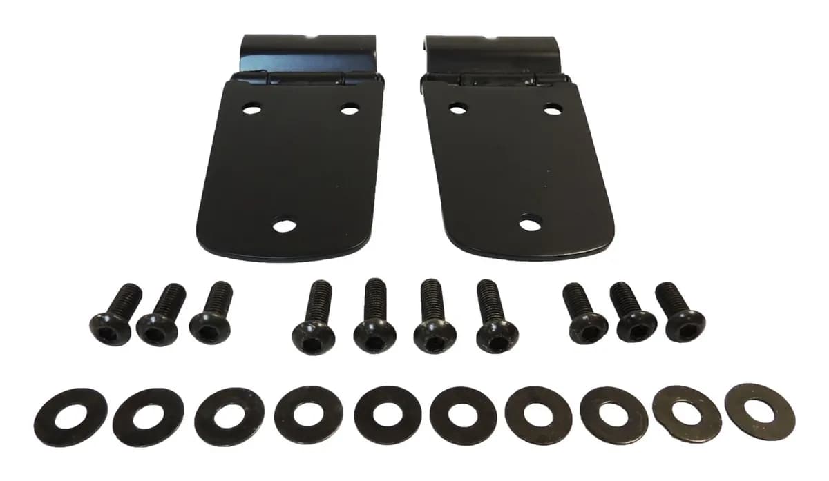 RT Off-Road - Stainless Black Hood Hinge Set