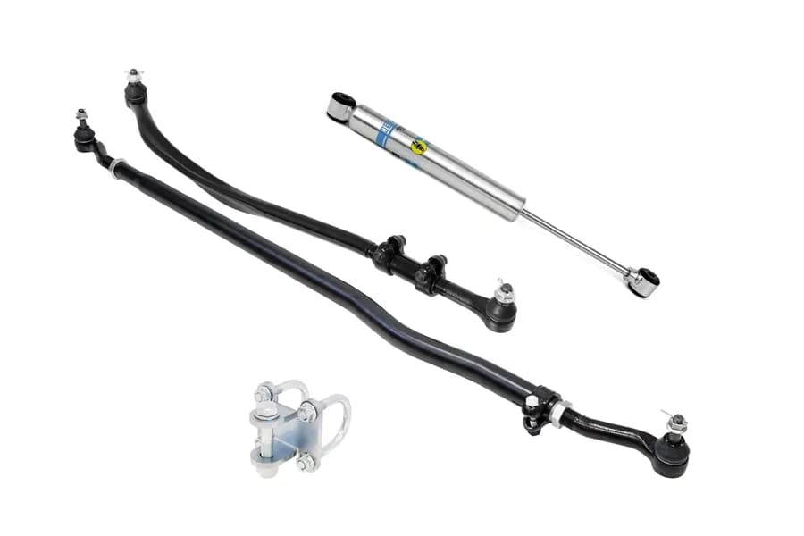 RockJock Currectlync Bottom Mount Steering System w/ Bilstein Stabilizer Package - JK