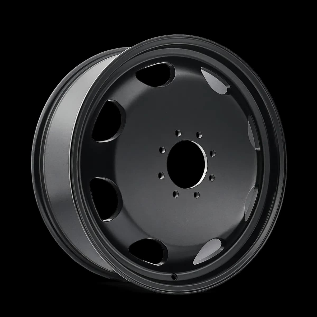 Dually Wheels Summit Dually 9110D MB 20x8.25 Matte Black 8 On 210 Bolt Pattern 115 Offset Cali Offroad Wheels