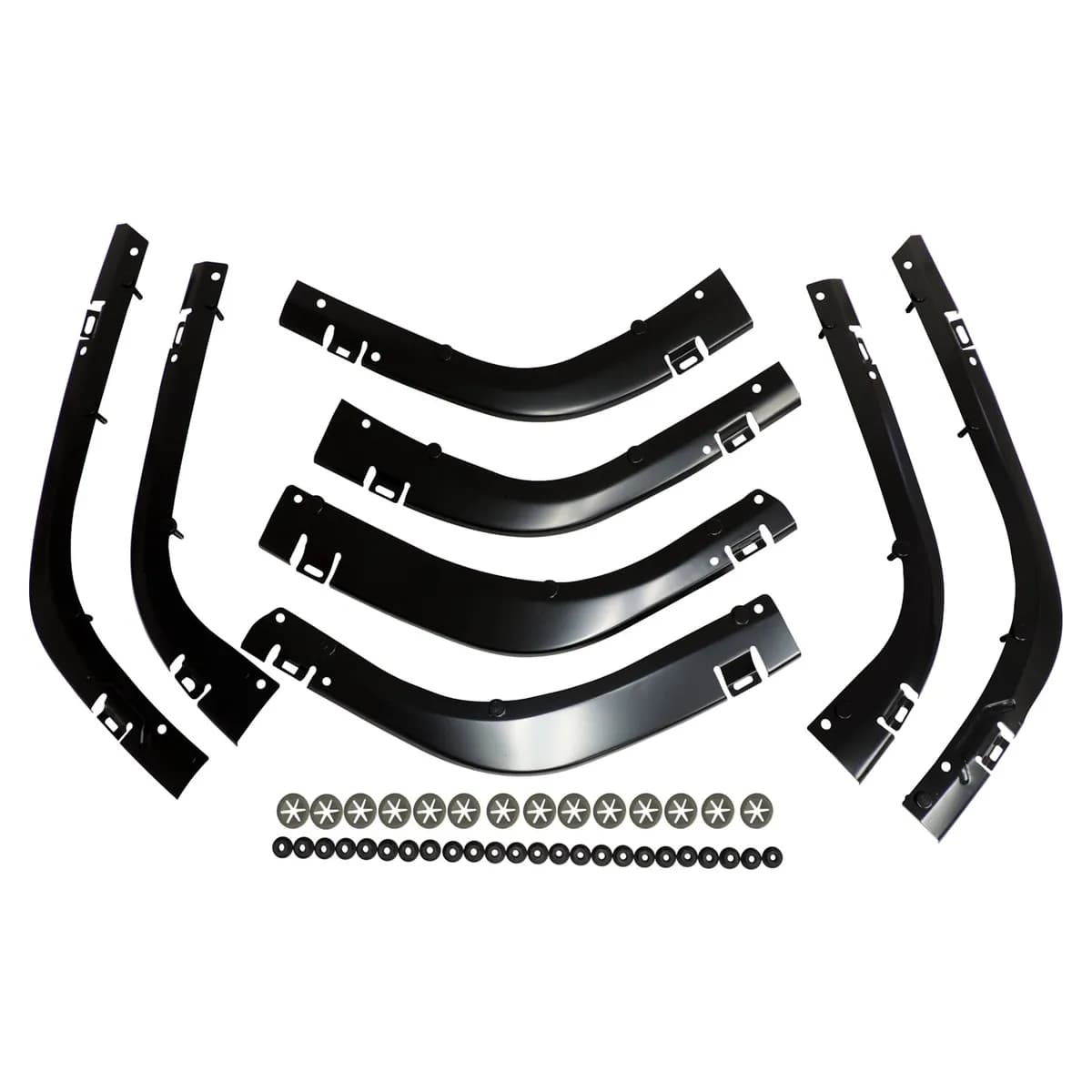 Fender Flare Retainer Kit; Front And Rear; Includes Retainers and Mounting Hardware;