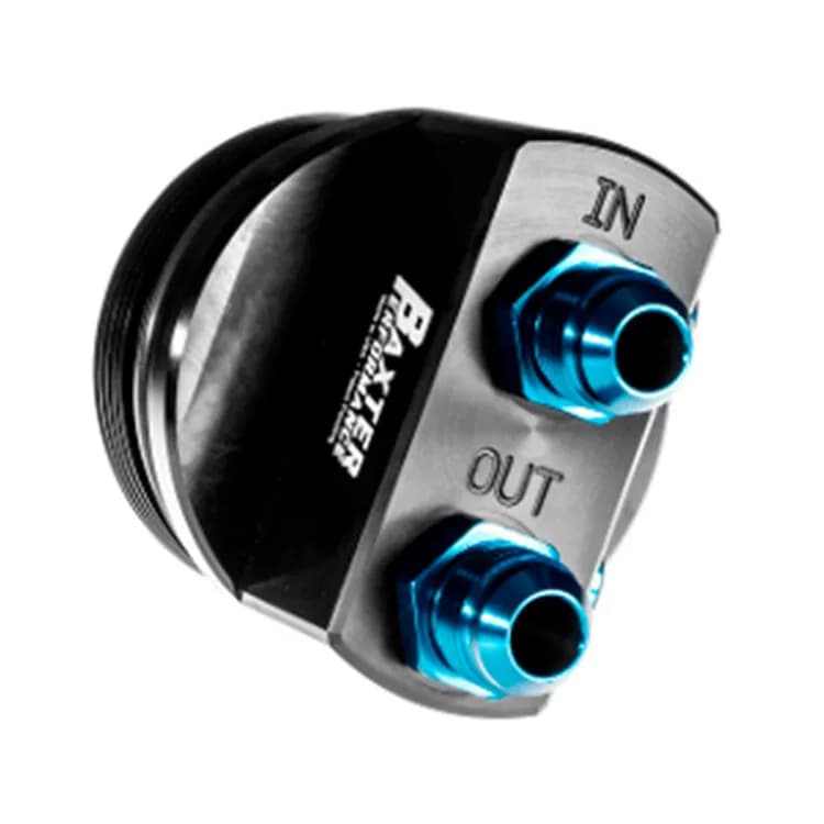 0724 Camry Cartridge to Remote Oil Filter Adapter Multiport Blac