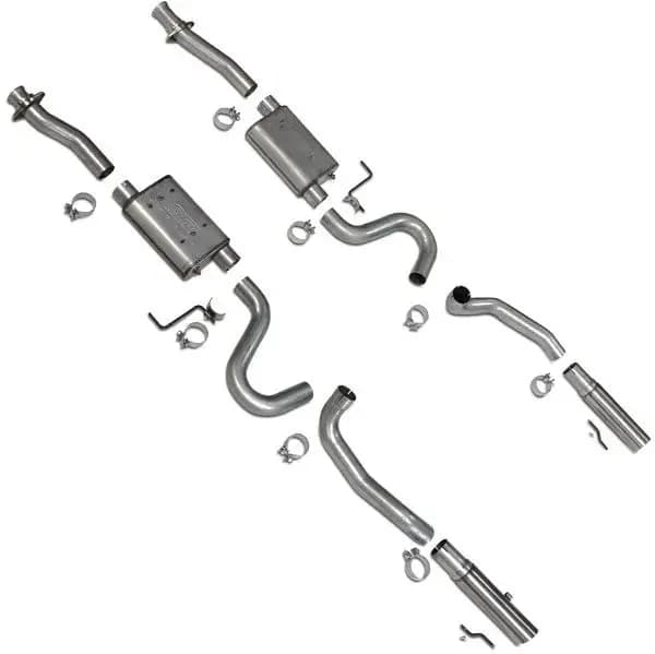 1986-2004 Mustang gt lx Cobra Varitune Full Cat Back Exhaust System ss Tips