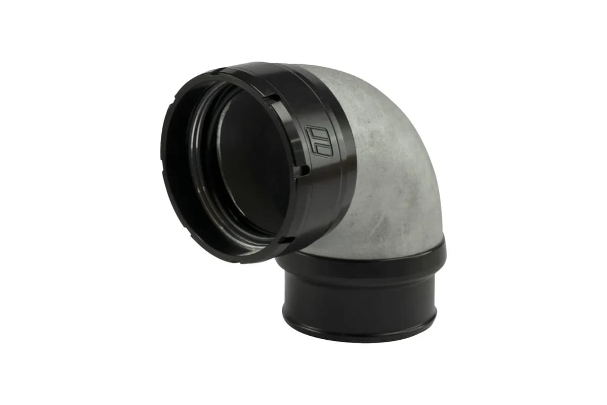 Turbosmart Turbo Adapter Compressor Outlet 2.50 to 90 Elbow Hose Barb 2.50 TS-199-3023